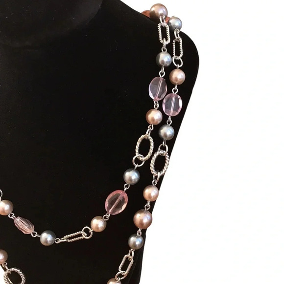 Premier Designs Jewelry Vintage Elegance with a Modern Twist Necklace & Earrings - Picture 3 of 6